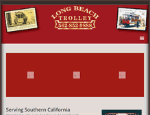 Tablet Screenshot of longbeachtrolley.com